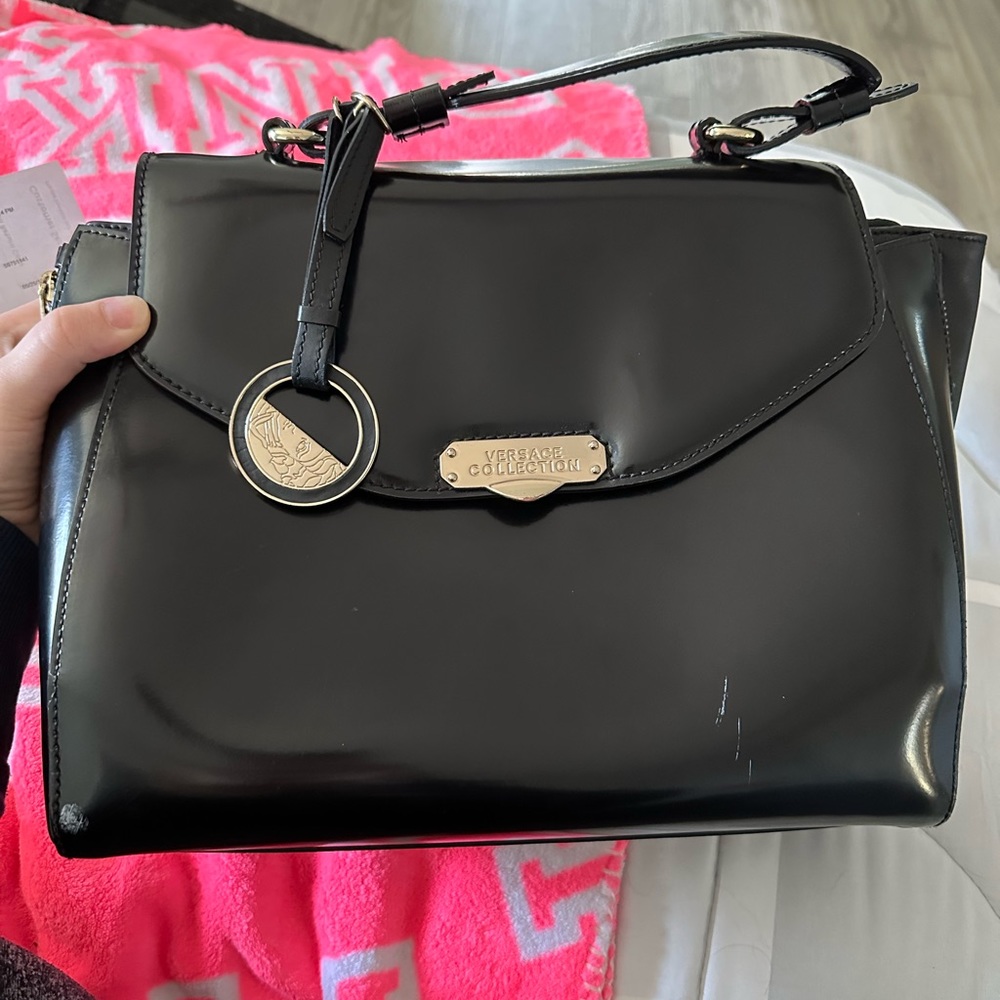 Versace Satchel Handbag Purse